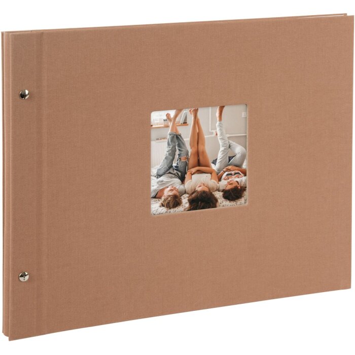 Goldbuch Álbum de rosca Bella Vista avellana 39x31 cm 40 páginas blancas