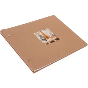 Goldbuch Álbum de rosca Bella Vista avellana 39x31 cm 40 páginas blancas