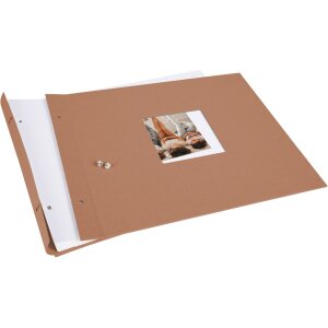 Goldbuch Álbum de rosca Bella Vista avellana 39x31 cm 40 páginas blancas