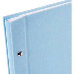 Goldbuch Álbum de tornillos Bella Vista azul cielo 39x31 cm 40 páginas blancas