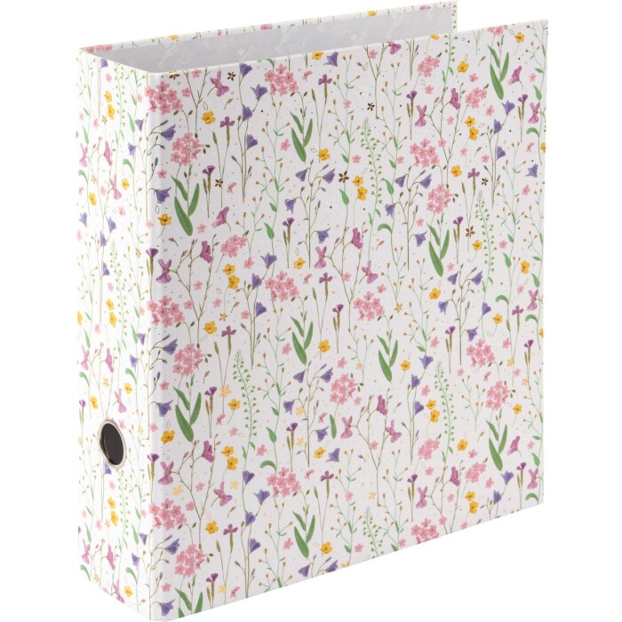 Goldbuch Folder Meadow Miracles blanco DIN A4 lomo 8 cm 2 anillas mecanismo