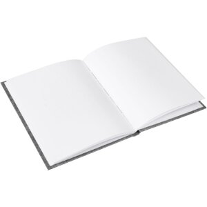 Goldbook Libro de viaje Edelweiss gris 16,5x13,3 cm 96 páginas blancas