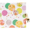 Diario Goldbuch ¡Celebra! con cerradura 16,5x16,5 cm 96 páginas blancas