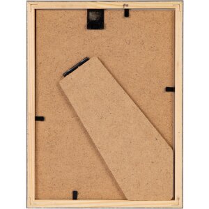Goldbuch Marco de madera Pino 13x18 cm taupe con passepartout 9x13 cm