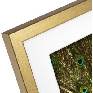 Marco de madera Goldbuch Pino 20x25 cm dorado con Passepartout 13x18 cm