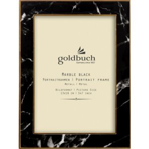 Goldbuch Marco de Retrato de Mármol 13x18 cm negro