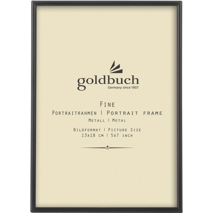 Portarretrato de metal Goldbuch Fine 13x18 cm antracita