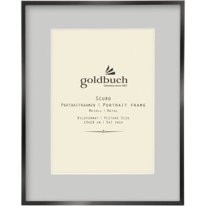 Goldbuch Marco de Foto de Metal Scuro Negro con...