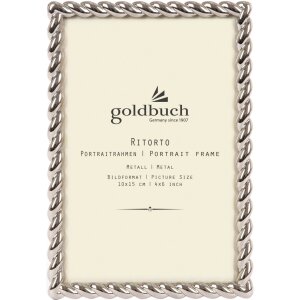 Goldbuch Marco de metal Ritorto 10x15 cm plata