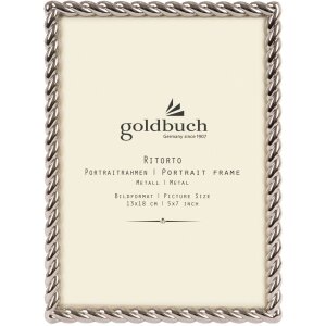 Goldbuch Marco de metal Ritorto 13x18 cm plata
