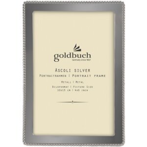 Goldbuch Marco de fotos de metal Ascoli plata 10x15 cm