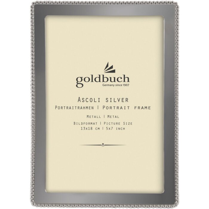 Goldbuch Marco de fotos de metal Ascoli plata 13x18 cm