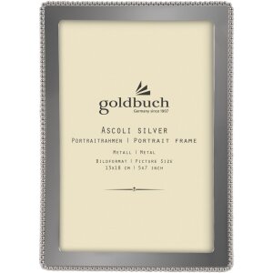 Goldbuch Marco de fotos de metal Ascoli plata 13x18 cm