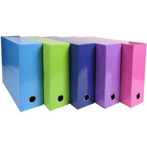 Caja de transferencia Exacompta de cartón, lomo...