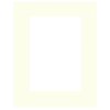 Passepartout 20x20 cm - 10x10 cm Bianco Latte