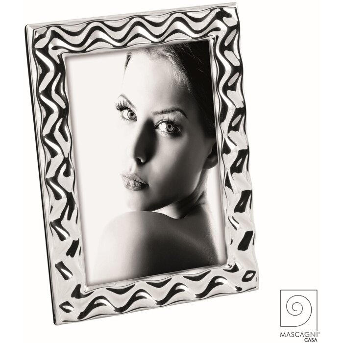 Mascagni A1532 Marco Retrato Metal Geometrico 13x18 cm plata brillo