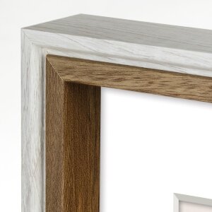 ZEP Marco Palmi blanco 20x30 cm con passepartout 15x20 cm