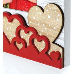 ZEP Marco de madera Laila 10x15 cm Corazones