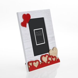 ZEP Marco de madera Laila 10x15 cm Corazones