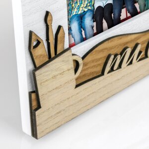 ZEP Marco de fotos de madera Foscari ES 15x20 cm Marco de fotos de clase