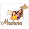 ZEP Marco de madera Madrina blanco 10x15 cm