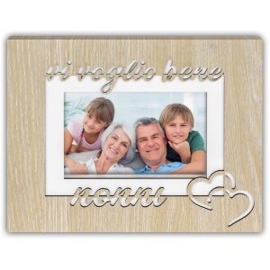 ZEP Marco de madera Blanca IT 10x15 cm Abuelos