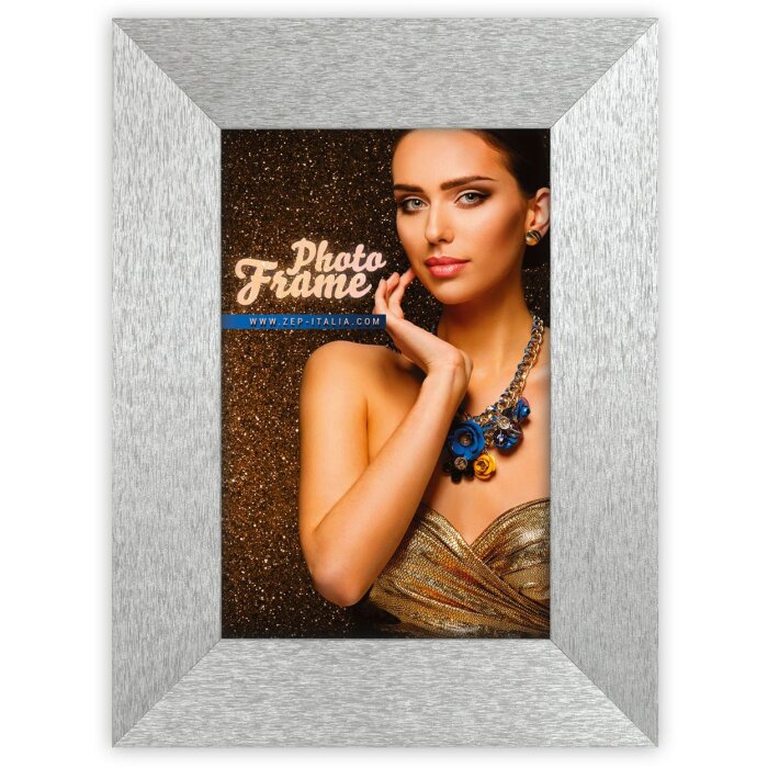 ZEP Marco de madera Glam plata 13x18 cm