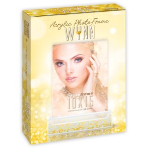 ZEP Marco de fotos con purpurina Wynn Glitter oro 10x15 cm