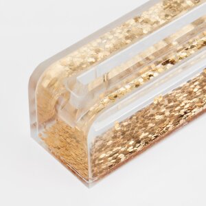 ZEP Marco de fotos con purpurina Wynn Glitter oro 10x15 cm