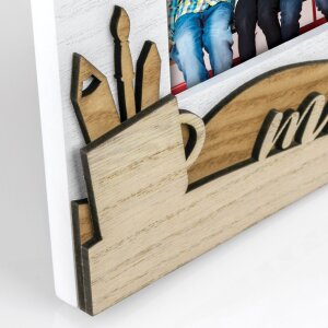 ZEP Marco de fotos de madera Foscari DE 15x20 cm Marco de fotos de clase