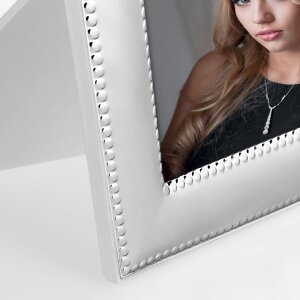 ZEP Marco alto brillo Larino 9x13 cm plata brillo