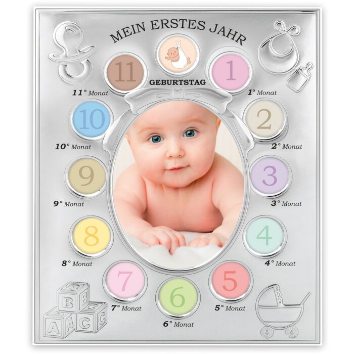 ZEP Marco Bebé 12 Meses Cumpleaños - Mi Primer Año 19,5x24 cm