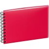 Álbum de espiral Panodia Rojo caramelo 13x19,5 cm 30 páginas color crema