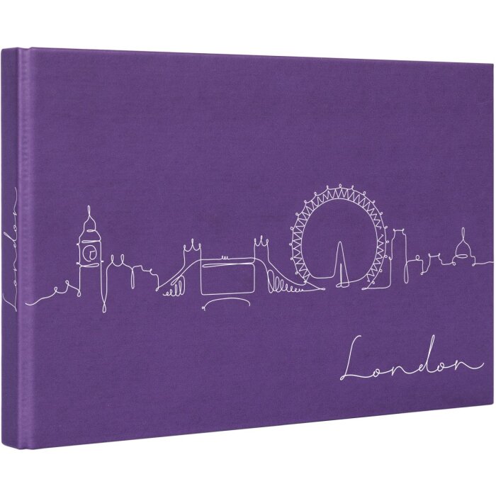 Álbum de fotos Panodia Londres 33,8x23,2 cm 60 páginas negras