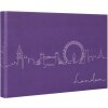 Álbum de fotos Panodia Londres 33,8x23,2 cm 60 páginas negras