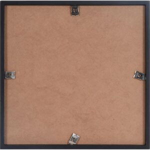 Henzo marco de madera Piano 40x40 cm negro con passe-partout 30x30 cm