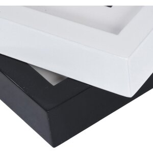 Henzo marco de madera Piano 40x40 cm negro con passe-partout 30x30 cm