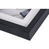Henzo marco de madera Piano 40x40 cm negro con passe-partout 30x30 cm