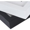 Henzo marco de madera Piano 40x40 cm negro con passe-partout 30x30 cm