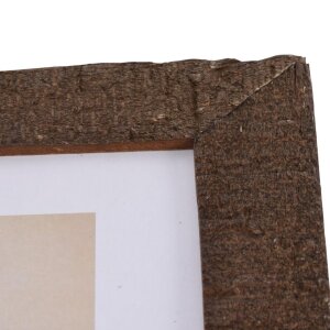 Henzo Marco de madera Driftwood 50x50 cm marrón oscuro