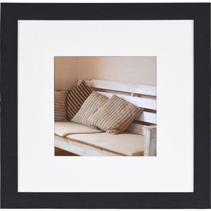 Henzo Marco de madera Driftwood 50x50 cm gris oscuro