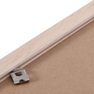 Henzo Marco de madera Driftwood 50x50 cm gris oscuro