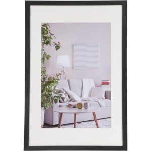 Henzo Marco moderno negro 40x60 cm con passepartout 30x45 cm