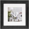 Henzo Marco Moderno 15x15 cm negro con passepartout 10x10 cm