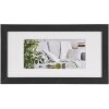 Henzo Marco Moderno negro 15x30 cm con passepartout 10x20 cm