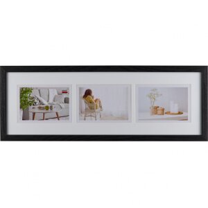 Galería de fotos Modern 20x60 cm negro 3 fotos...