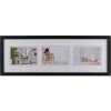 Galería de fotos Modern 20x60 cm negro 3 fotos 10x15 cm