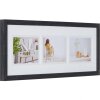 Galería de fotos Modern 20x60 cm negro 3 fotos 10x15 cm