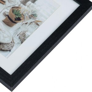 Galería de fotos Modern 23x50 cm negro 3 fotos 13x18 cm