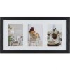 Galería de fotos Modern 23x50 cm negro 3 fotos 13x18 cm